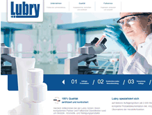 Tablet Screenshot of lubry.com
